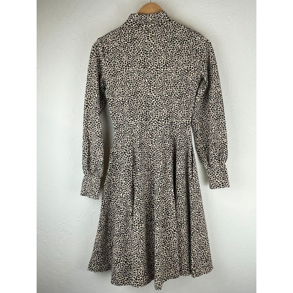 ~ NEW ModCloth M Dress Effie's Heart Cotton Spandex Pockets Long Sleeves Floral - Picture 12 of 15